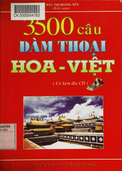 Sách 3500 Câu Đàm Thoại Hoa - Việt PDF tải FREE có tiếng Việt
