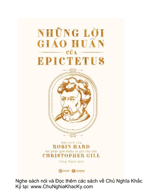 Sách Những Lời Giáo Huấn Của Epictetus PDF tải FREE