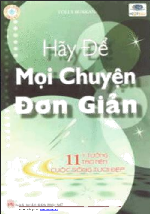 Tải FREE sách Hãy Để Mọi Chuyện Đơn Giản PDF