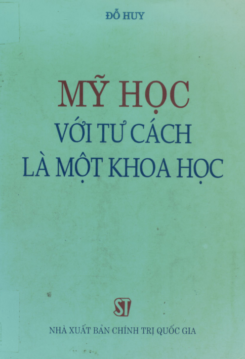 Tải FREE sách Mỹ Học Với Tư Cách Là Một Khoa Học PDF