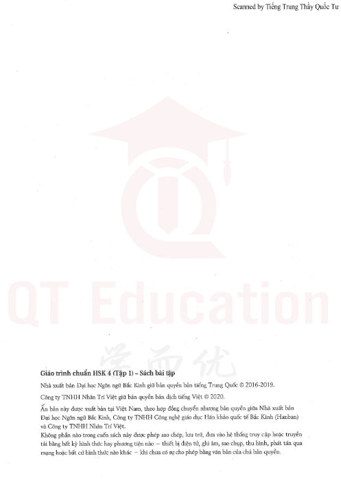 Tải Giáo trình chuẩn HSK 4 Sách Bài Tập 1 PDF có tiếng Việt 7 Tải Giáo trình chuẩn HSK 4 Sách Bài Tập 1 PDF có tiếng Việt