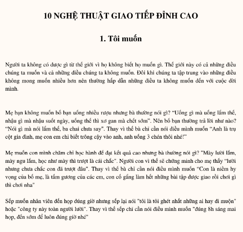 Sách 10 Nghệ Thuật Giao Tiếp Đỉnh Cao PDF 7 Sách 10 Nghệ Thuật Giao Tiếp Đỉnh Cao PDF