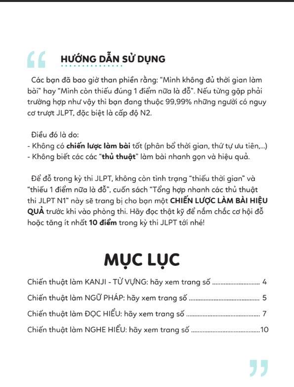 Sách 10 Tips độc quyền tăng điểm JLPT N2 PDF tải FREE - Độc quyền Riki 5 Sách 10 Tips độc quyền tăng điểm JLPT N2 PDF tải FREE - Độc quyền Riki