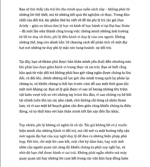 Sách Bản Chất Của Dối Trá PDF có tiếng Việt