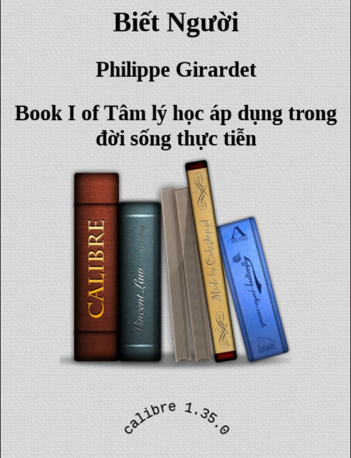 Sách Biết Người – Philippe Girardet PDF Sách Biết Người - Philippe Girardet PDF