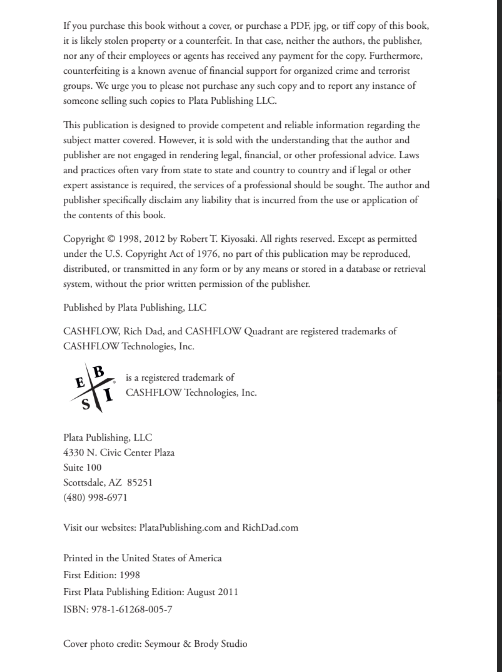 Sách Cashflow Quadrant Guide To Financial Freedom PDF 6 Sách Cashflow Quadrant Guide To Financial Freedom PDF