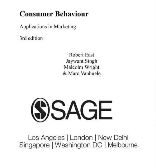 Sách Consumer Behaviour Applications in Marketing PDF tải FREE 7 Sách Consumer Behaviour Applications in Marketing PDF tải FREE