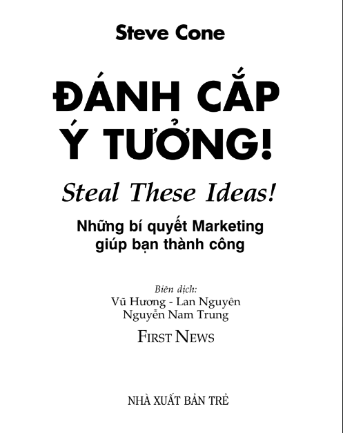 Sách Đánh Cắp Ý Tưởng PDF tải FREE