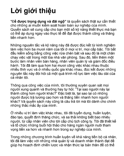 Sách Để Được Trọng Dụng Và Đãi Ngộ PDF 6 Sách Để Được Trọng Dụng Và Đãi Ngộ PDF