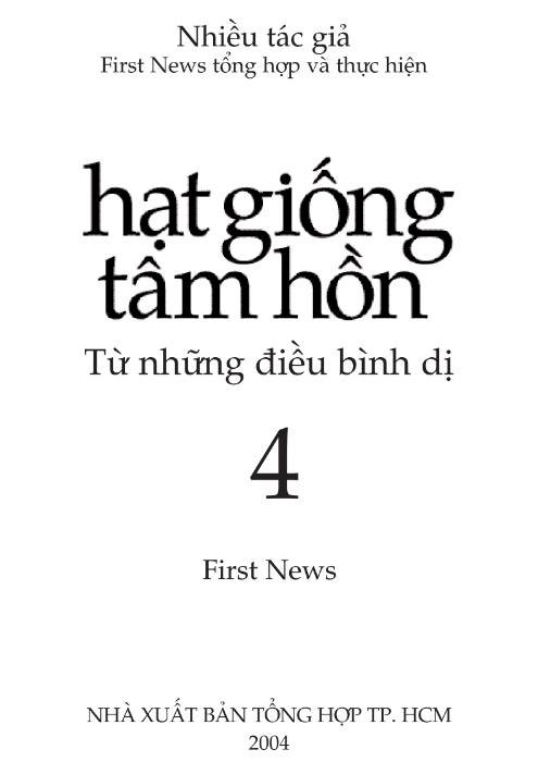 Sách Hạt Giống Tâm Hồn 4 PDF 6 Sách Hạt Giống Tâm Hồn 4 PDF