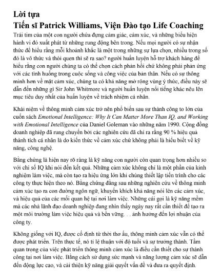 Sách Huấn Luyện Thông Minh Cảm Xúc EQ PDF có tiếng Việt 6 Sách Huấn Luyện Thông Minh Cảm Xúc EQ PDF có tiếng Việt