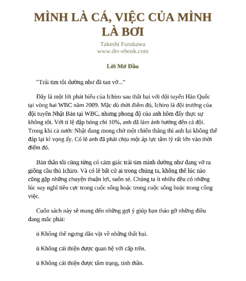 Sách Mình Là Cá Việc Của Mình Là Bơi PDF 7 Sách Mình Là Cá Việc Của Mình Là Bơi PDF