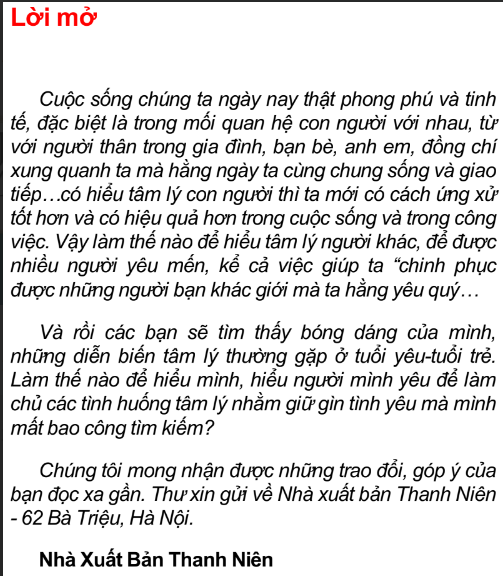 Sách Nghệ Thuật Hiểu Thấu Tâm Lý Người Khác PDF 6 Sách Nghệ Thuật Hiểu Thấu Tâm Lý Người Khác PDF