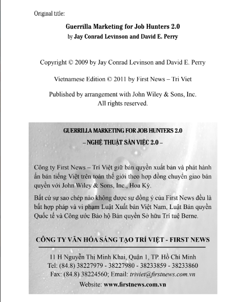 Sách Nghệ Thuật Săn Việc 2.0 PDF có tiếng Việt 6 Sách Nghệ Thuật Săn Việc 2.0 PDF có tiếng Việt