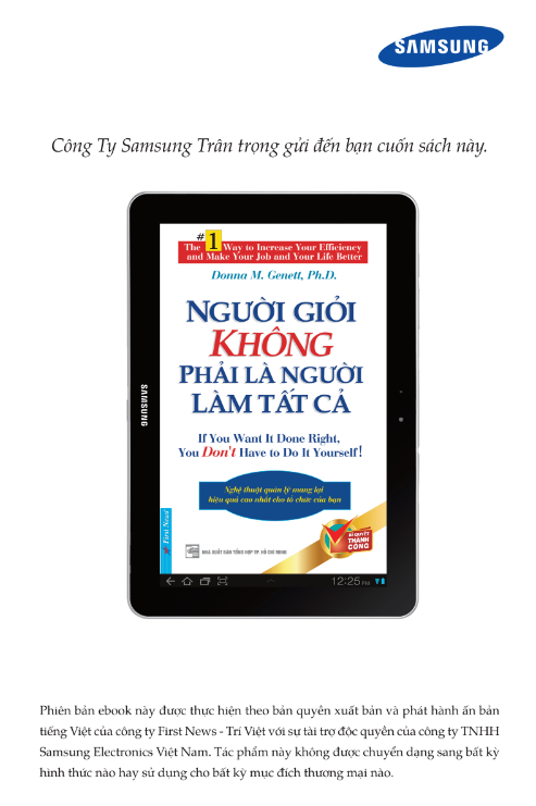 Sách Người Giỏi Không Phải Là Người Làm Tất Cả PDF có tiếng Việt 7 Sách Người Giỏi Không Phải Là Người Làm Tất Cả PDF có tiếng Việt