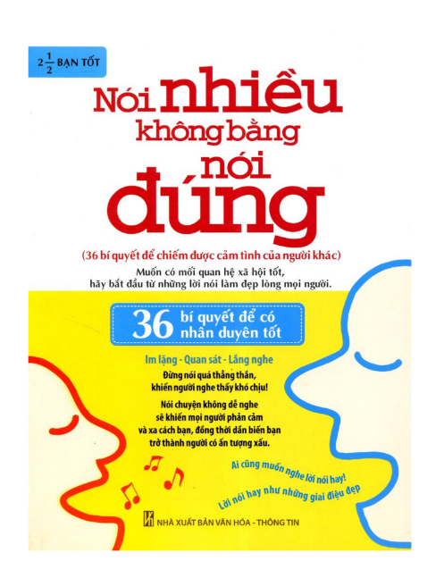 Sách Nói Nhiều Không Bằng Nói Đúng PDF Sách Nói Nhiều Không Bằng Nói Đúng PDF