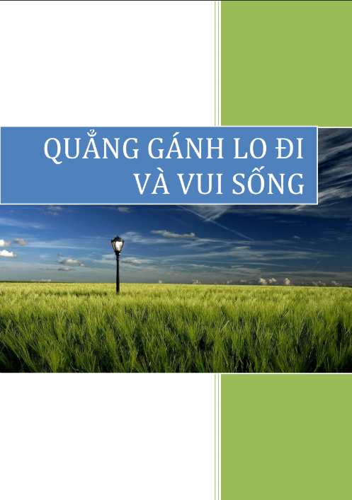 Sách Quẳng Gánh Lo Đi Và Vui Sống PDF