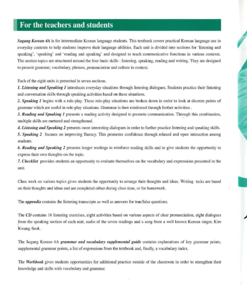 Sách Sogang Korean 4A Student Book PDF có tiếng Việt 7 Sách Sogang Korean 4A Student Book PDF có tiếng Việt