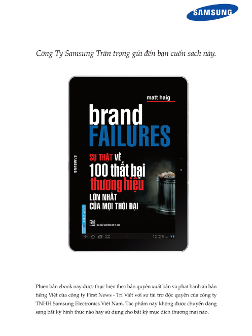 Sách Sự Thật Về 100 Thất Bại Thương Hiệu Lớn Nhất Mọi Thời Đại PDF 7 Sách Sự Thật Về 100 Thất Bại Thương Hiệu Lớn Nhất Mọi Thời Đại PDF