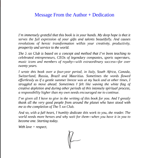Sách The 5 AM CLUB - Robin Sharma PDF tải FREE