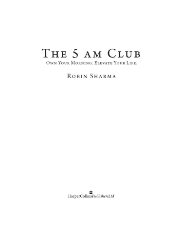 Sách The 5 AM Club - Robin Sharma PDF 7 Sách The 5 AM Club - Robin Sharma PDF