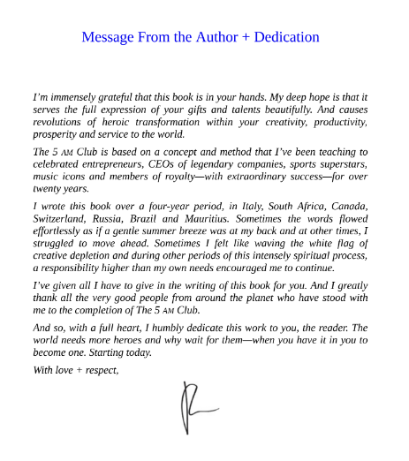 Sách The 5 AM Club - Robin Sharma PDF 6 Sách The 5 AM Club - Robin Sharma PDF