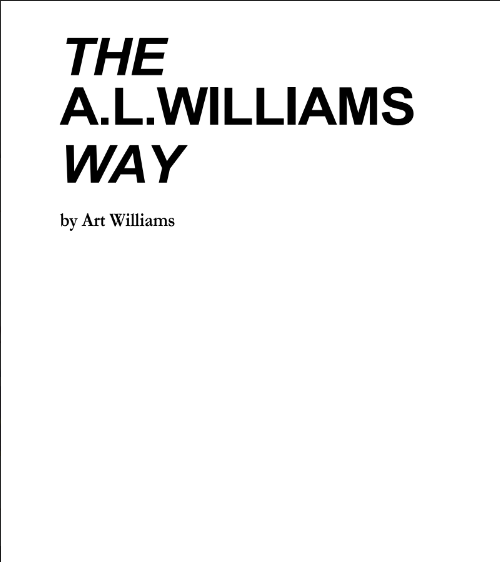 Sách The A.L. Williams Way PDF