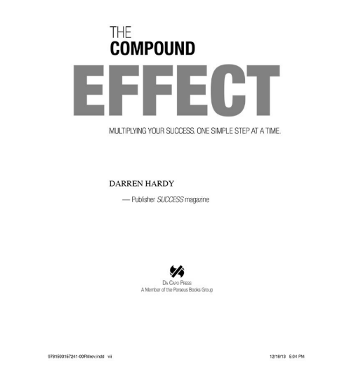 Sách The Compound Effect Jumpstart Your Income, Your Life, Your Success PDF 7 Sách The Compound Effect Jumpstart Your Income, Your Life, Your Success PDF