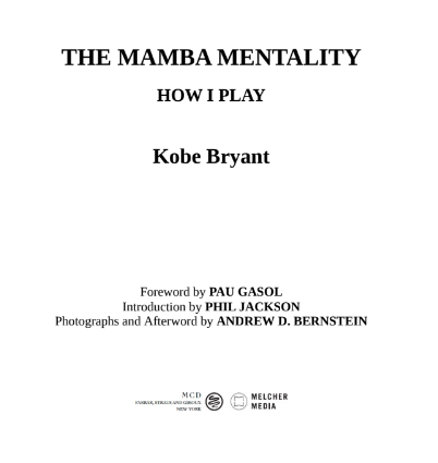 Sách The Mamba Mentality PDF
