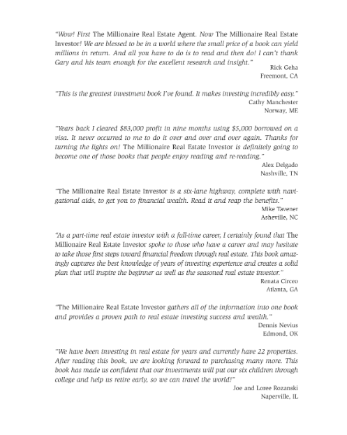 Sách The Millionaire Real Estate Investor PDF 6 Sách The Millionaire Real Estate Investor PDF