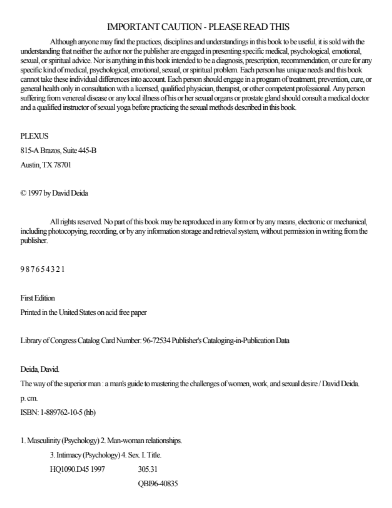 Sách The Way of the Superior Man PDF 6 Sách The Way of the Superior Man PDF