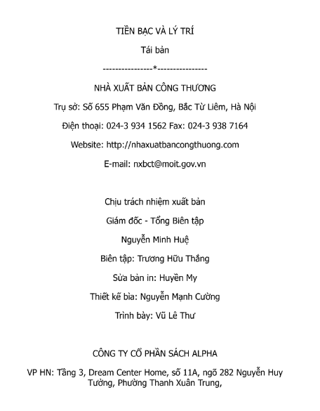 Sách Tiền Bạc Và Lý Trí PDF có tiếng Việt 7 Sách Tiền Bạc Và Lý Trí PDF có tiếng Việt