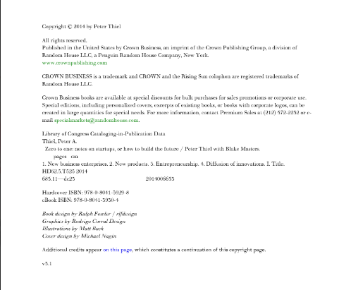 Sách Zero To One - Peter Thiel PDF 7 Sách Zero To One - Peter Thiel PDF