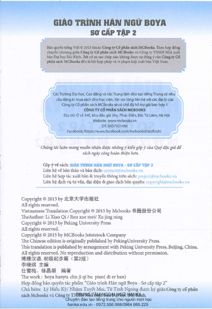 Sách hanka edu vn GT Boya sơ cấp tập 2 PDF có tiếng Việt