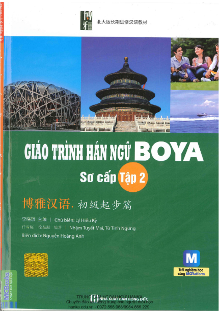 Sách hanka edu vn GT Boya sơ cấp tập 2 PDF có tiếng Việt