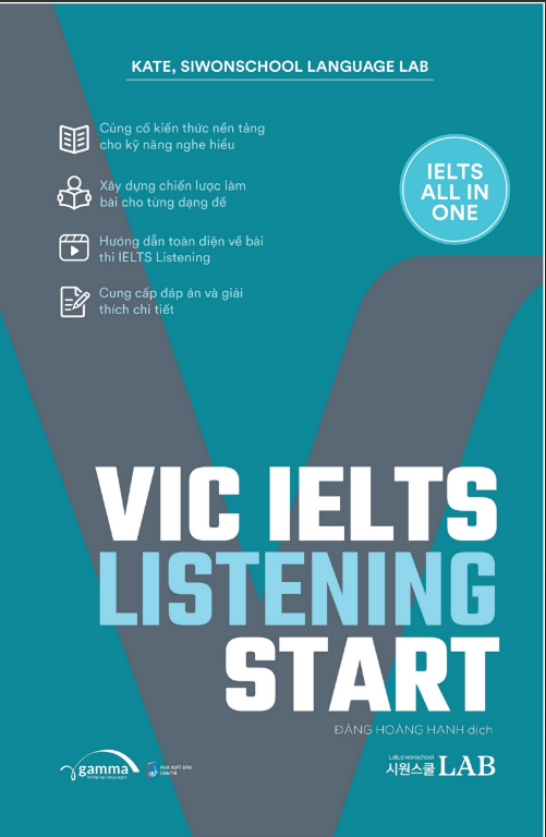 Tải FREE sách 1 Vic Ielts Listening Start PDF có tiếng Việt