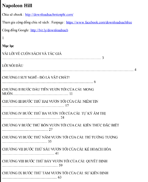 Tải FREE sách 13 Nguyên Tắc Nghĩ Giàu Làm Giàu PDF 7 Tải FREE sách 13 Nguyên Tắc Nghĩ Giàu Làm Giàu PDF