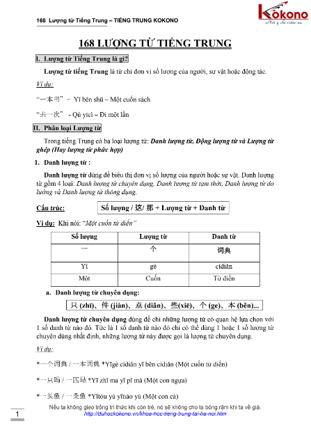 Tải FREE sách 168 Lượng Từ Tiếng Trung PDF có tiếng Việt 7 Tải FREE sách 168 Lượng Từ Tiếng Trung PDF có tiếng Việt