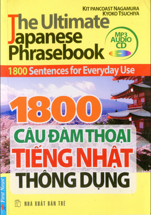 Tải FREE sách 1800 Câu Đàm Thoại Tiếng Nhật Thông Dụng PDF