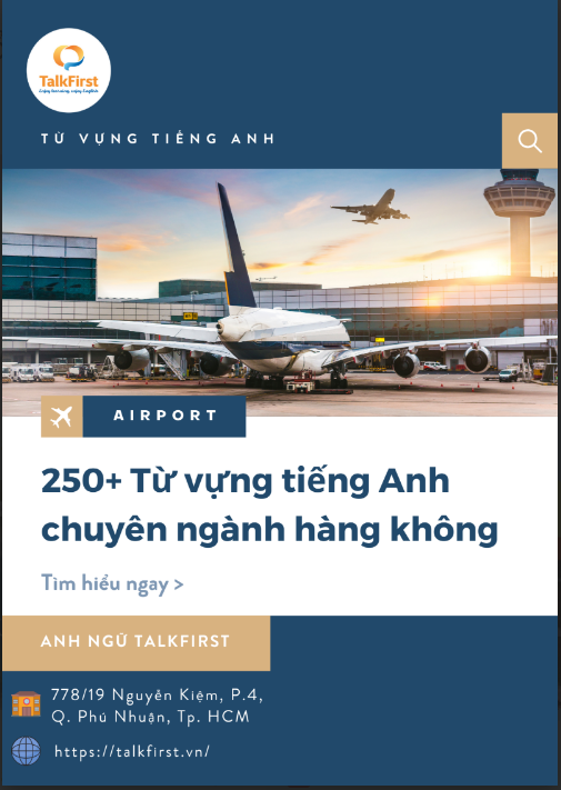 Tải FREE sách 250 Từ Vựng Tiếng Anh Chuyên Ngành Hàng Không Thông Dụng Nhất PDF
