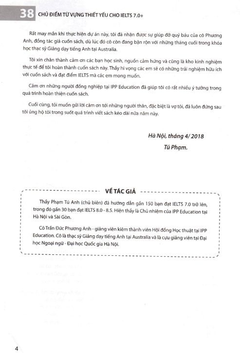 Tải FREE sách 38 Chủ Điểm Từ Vựng Thiết Yếu Cho IELTS 7 PDF 7 Tải FREE sách 38 Chủ Điểm Từ Vựng Thiết Yếu Cho IELTS 7 PDF