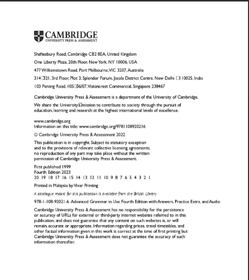 Tải FREE sách Advanced Grammar in Use 4th Edition PDF 7 Tải FREE sách Advanced Grammar in Use 4th Edition PDF