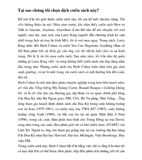 Tải FREE sách Bạn Có Thể Đàm Phán Bất Cứ Điều Gì PDF 6 Tải FREE sách Bạn Có Thể Đàm Phán Bất Cứ Điều Gì PDF