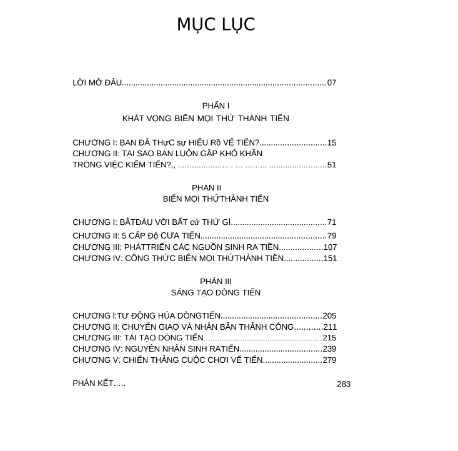 Tải FREE sách Biến Mọi Thứ Thành Tiền PDF có tiếng Việt