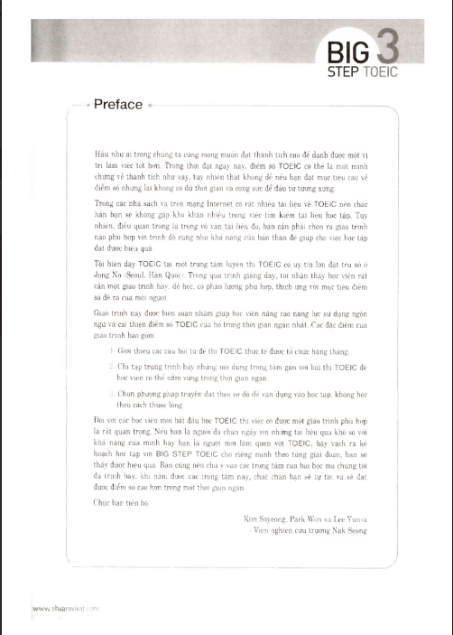 Tải FREE sách Big Step Toeic 3 Content PDF có tiếng Việt 7 Tải FREE sách Big Step Toeic 3 Content PDF có tiếng Việt