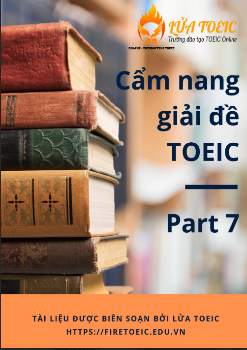 Tải FREE sách Cẩm Nang Giải Đề TOEIC Part 7 PDF có tiếng Việt