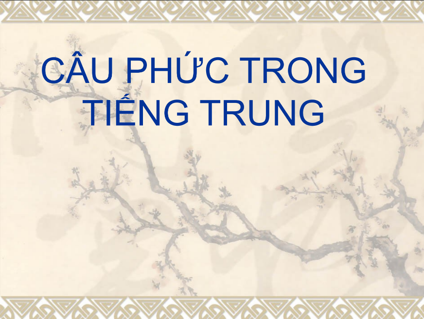 Tải FREE sách Câu Phức Trong Tiếng Trung PDF có tiếng Việt