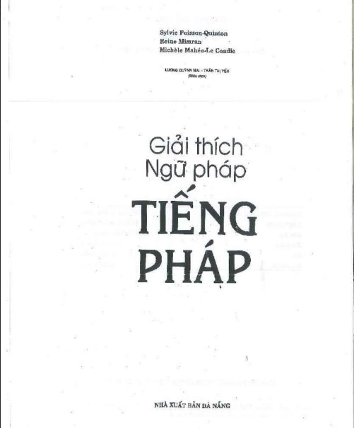 Tải FREE sách Giải Thích Ngữ Pháp Tiếng Pháp PDF 7 Tải FREE sách Giải Thích Ngữ Pháp Tiếng Pháp PDF