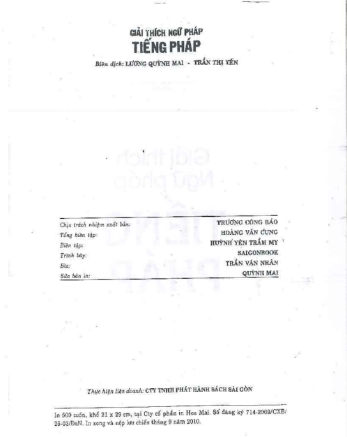 Tải FREE sách Giải Thích Ngữ Pháp Tiếng Pháp PDF 6 Tải FREE sách Giải Thích Ngữ Pháp Tiếng Pháp PDF