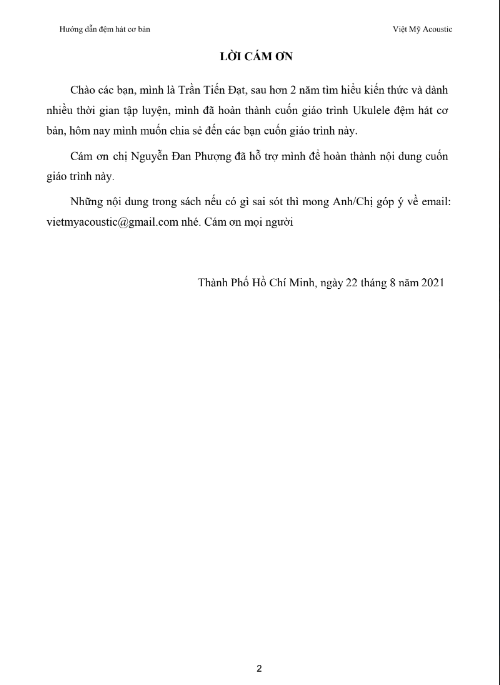 Tải FREE sách Giáo Trình UKULELE Đệm Hát PDF 7 Tải FREE sách Giáo Trình UKULELE Đệm Hát PDF có tiếng Việt